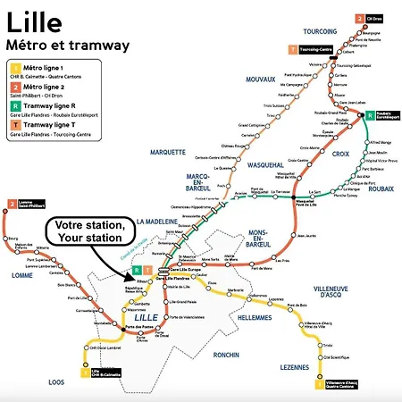 Old Town - Flat In The Vieux * Λιλ